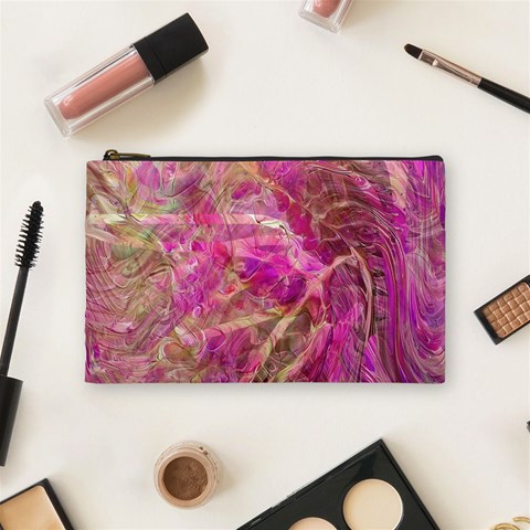 Pink blend Cosmetic Bag (Medium) from ArtsNow.com Front