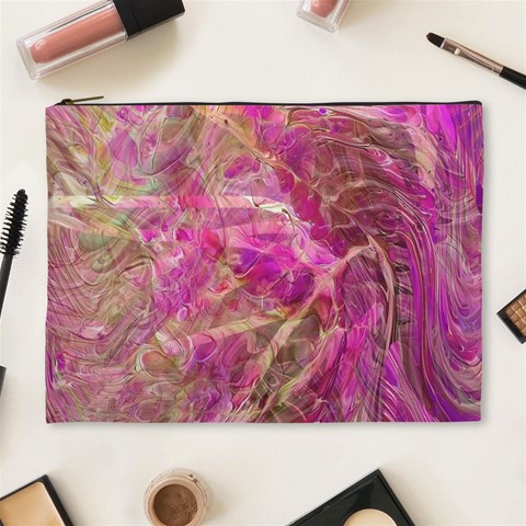 Pink blend Cosmetic Bag (XL) from ArtsNow.com Front