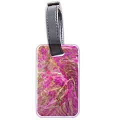 Pink blend Luggage Tag (two sides) from ArtsNow.com Front