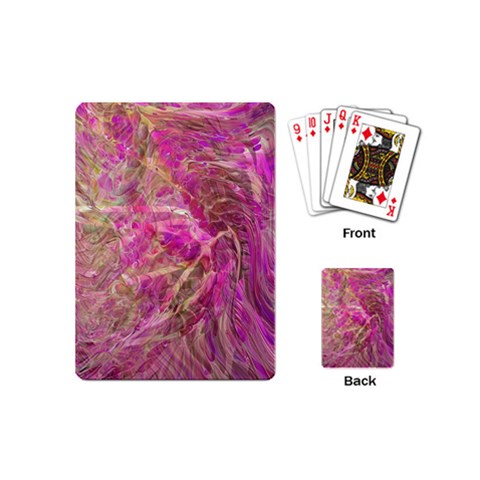 Pink blend Playing Cards Single Design (Mini) from ArtsNow.com Back