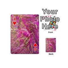 Pink blend Playing Cards 54 Designs (Mini) from ArtsNow.com Front - Heart4
