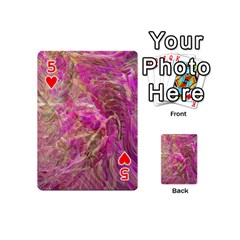 Pink blend Playing Cards 54 Designs (Mini) from ArtsNow.com Front - Heart5