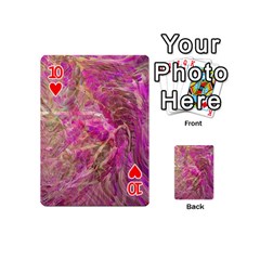 Pink blend Playing Cards 54 Designs (Mini) from ArtsNow.com Front - Heart10
