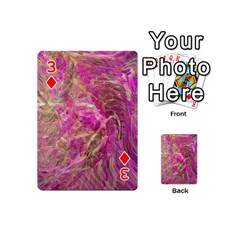 Pink blend Playing Cards 54 Designs (Mini) from ArtsNow.com Front - Diamond3