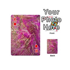 King Pink blend Playing Cards 54 Designs (Mini) from ArtsNow.com Front - DiamondK