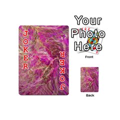 Pink blend Playing Cards 54 Designs (Mini) from ArtsNow.com Front - Joker2