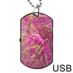Pink blend Dog Tag USB Flash (Two Sides) from ArtsNow.com Front