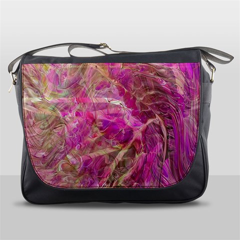 Pink blend Messenger Bag from ArtsNow.com Front