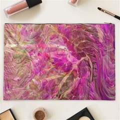 Pink blend Cosmetic Bag (XXL) from ArtsNow.com Back