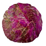 Pink blend Large 18  Premium Round Cushions