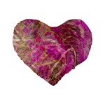 Pink blend Standard 16  Premium Heart Shape Cushions