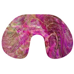 Pink blend Travel Neck Pillow from ArtsNow.com Front