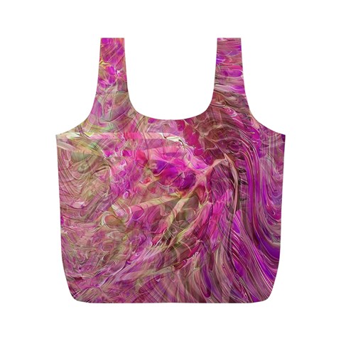 Pink blend Full Print Recycle Bag (M) from ArtsNow.com Front