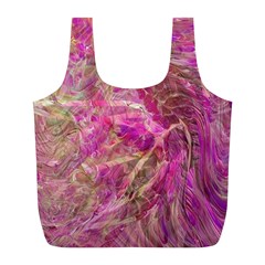 Pink blend Full Print Recycle Bag (L) from ArtsNow.com Back