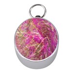 Pink blend Mini Silver Compasses
