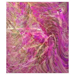 Pink blend Drawstring Pouch (Small) from ArtsNow.com Back