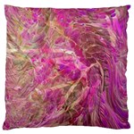 Pink blend Standard Premium Plush Fleece Cushion Case (One Side)