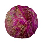 Pink blend Standard 15  Premium Flano Round Cushions