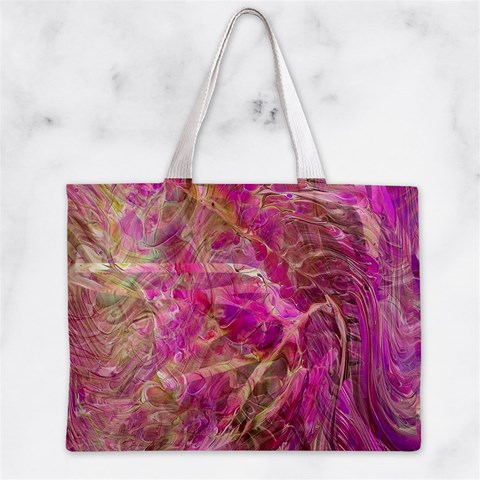 Pink blend Zipper Mini Tote Bag from ArtsNow.com Front