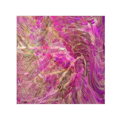 Pink blend 30  x 30  Large Square Satin Scarf from ArtsNow.com Front