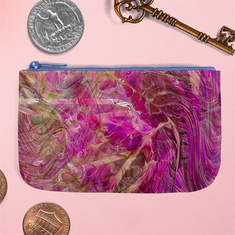Pink blend Large Coin Purse from ArtsNow.com Front
