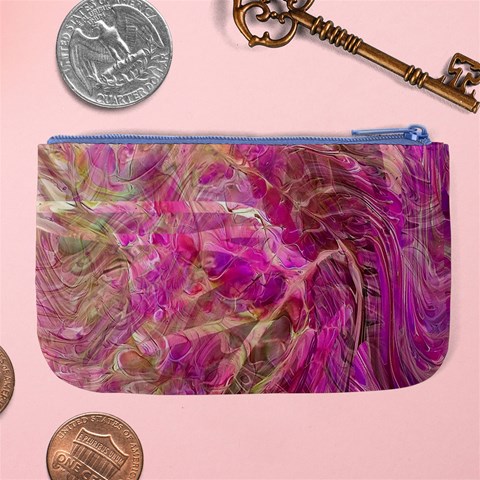 Pink blend Large Coin Purse from ArtsNow.com Back