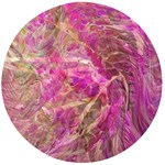 Pink blend Wooden Bottle Opener (Round)