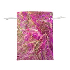 Pink blend Lightweight Drawstring Pouch (S) from ArtsNow.com Front