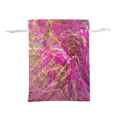 Pink blend Lightweight Drawstring Pouch (L) from ArtsNow.com Front