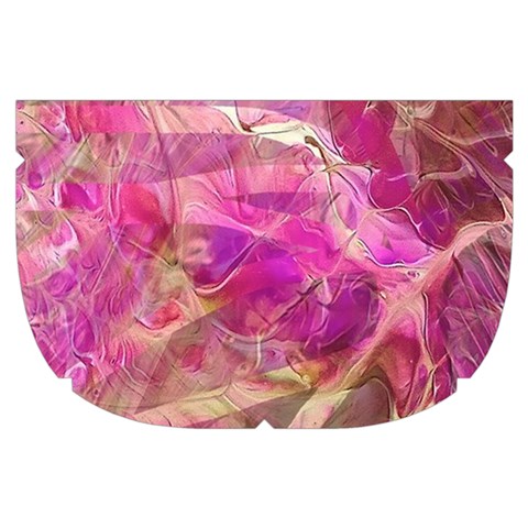 Pink blend Make Up Case (Small) from ArtsNow.com Side Left