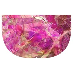 Pink blend Make Up Case (Medium) from ArtsNow.com Side Right