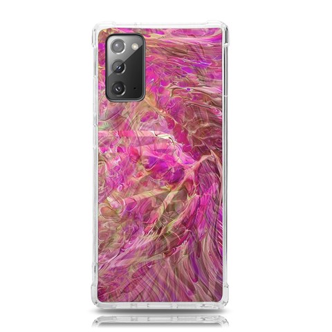 Pink blend Samsung Galaxy Note 20 TPU UV Case from ArtsNow.com Front
