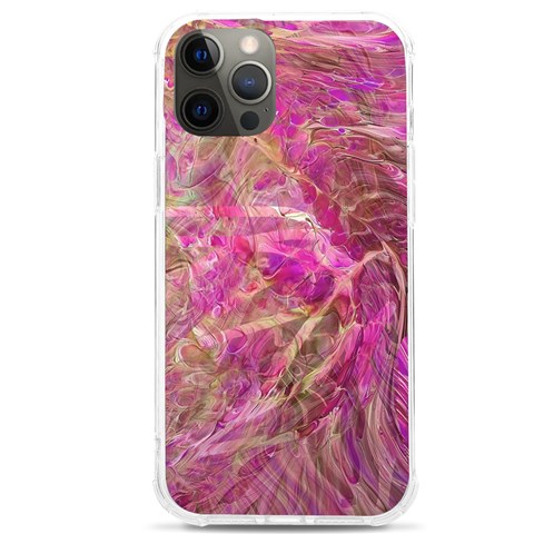 Pink blend iPhone 12 Pro max TPU UV Print Case from ArtsNow.com Front