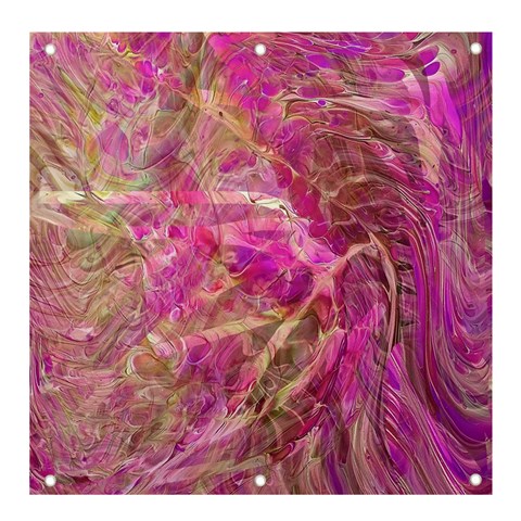 Pink blend Banner and Sign 4  x 4  from ArtsNow.com Front