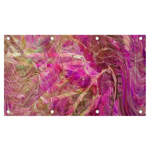 Pink blend Banner and Sign 7  x 4  from ArtsNow.com Front