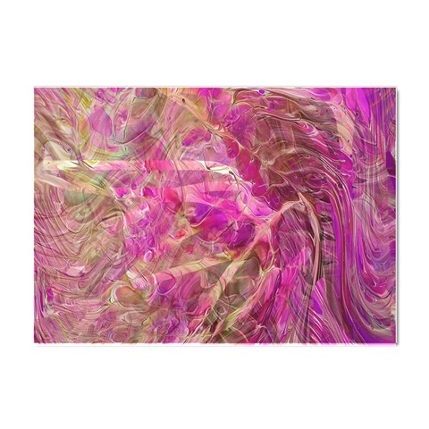 Pink blend Crystal Sticker (A4) from ArtsNow.com Front
