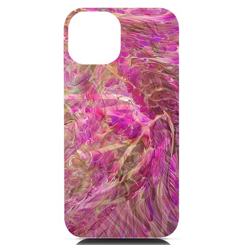 Pink blend iPhone 14 Black UV Print PC Hardshell Case from ArtsNow.com Front