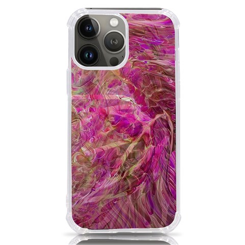 Pink blend iPhone 13 Pro Max TPU UV Print Case from ArtsNow.com Front