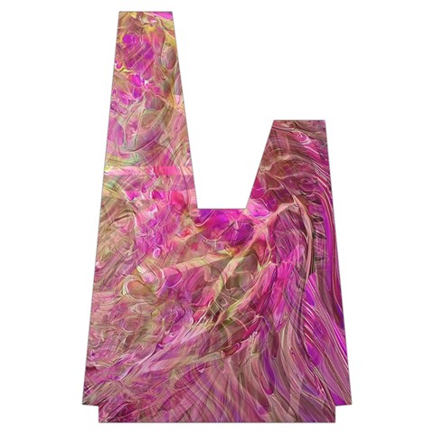 Pink blend Japanese Wrist Knot Bag from ArtsNow.com Front