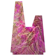 Pink blend Japanese Wrist Knot Bag from ArtsNow.com Front Inside