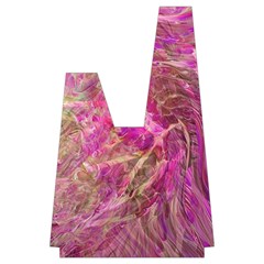 Pink blend Japanese Wrist Knot Bag from ArtsNow.com Back Inisde