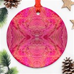 Pink Pour  Ornament (Round)