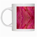 Pink Pour  White Mug