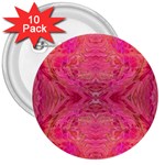 Pink Pour  3  Buttons (10 pack) 