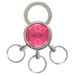 Pink Pour  3-Ring Key Chain