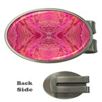 Pink Pour  Money Clips (Oval) 