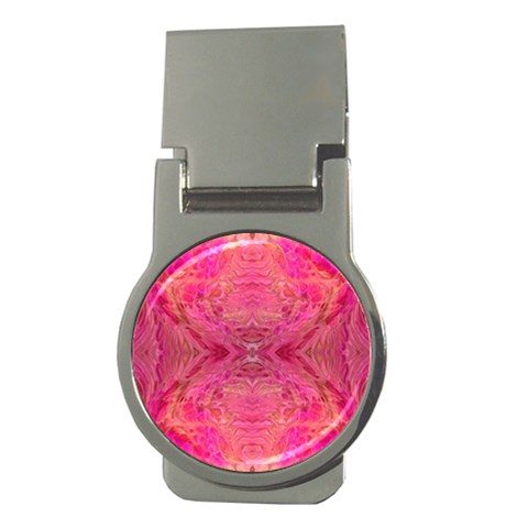 Pink Pour  Money Clips (Round)  from ArtsNow.com Front