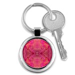Pink Pour  Key Chain (Round)