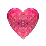 Pink Pour  Heart Magnet