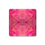 Pink Pour  Square Magnet